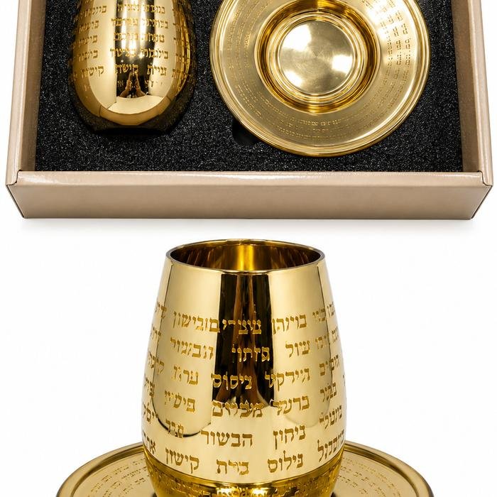 כוס קידוש דגם-נהרות