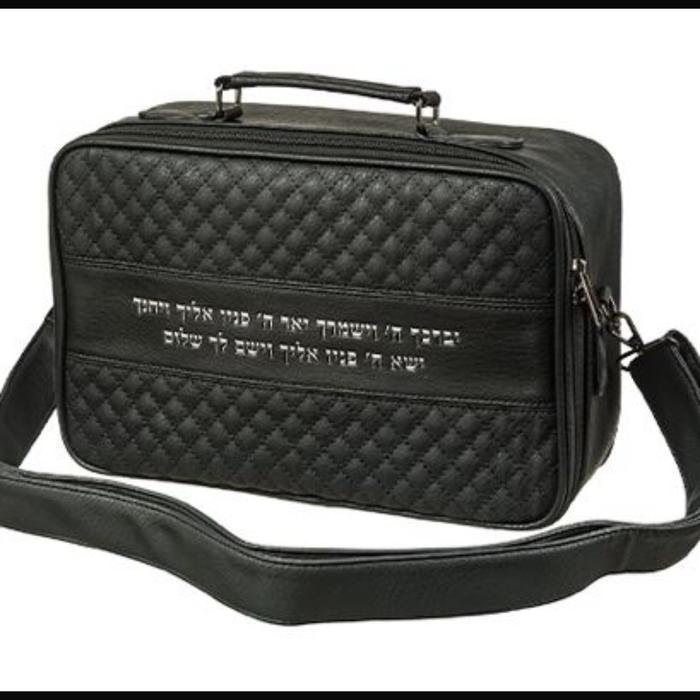 מזוודה תרמי מבד דומי עור